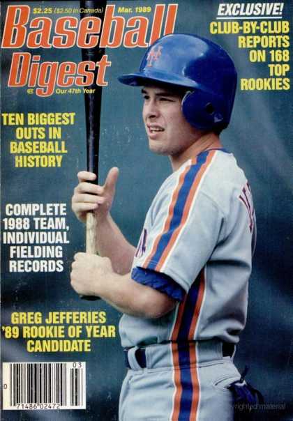 Baseball Digest - March 1989