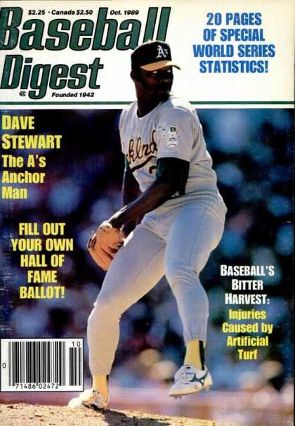 Baseball Digest - October 1989