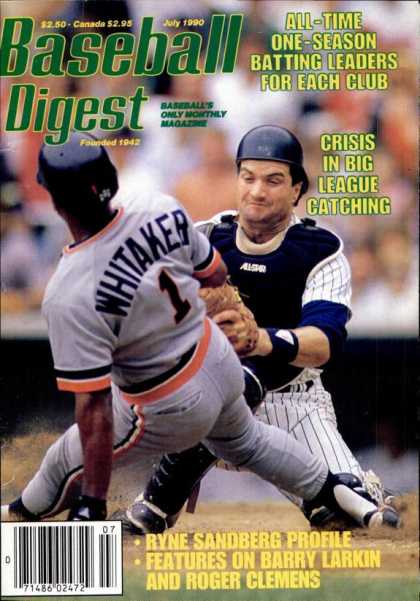 Baseball Digest - July 1990