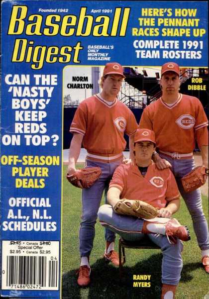 Baseball Digest - April 1991