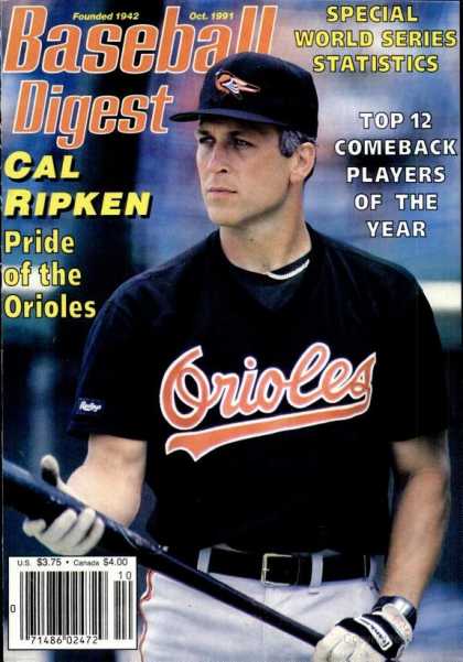 Baseball Digest - October 1991
