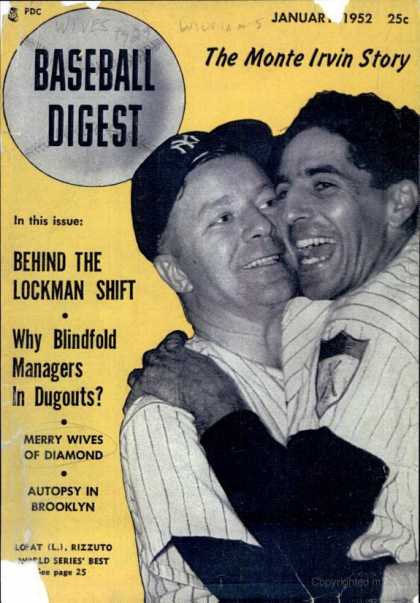 Baseball Digest - January 1952