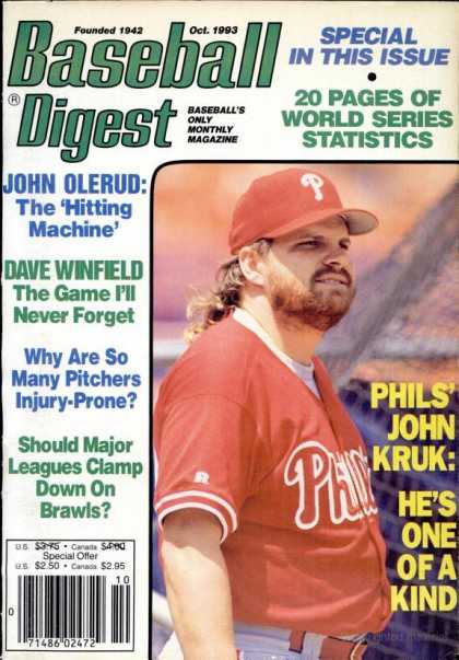 Baseball Digest - October 1993