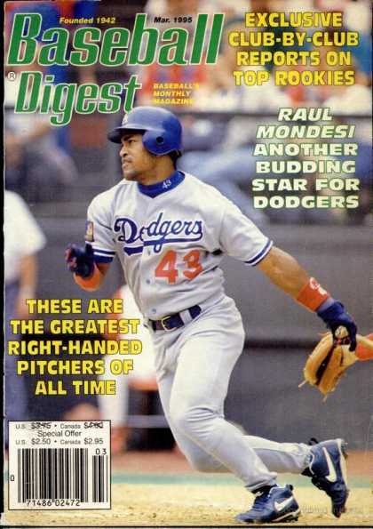 Baseball Digest - March 1995