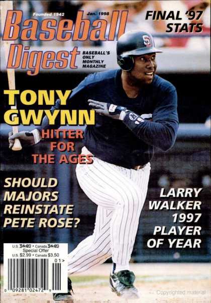 Baseball Digest - January 1998
