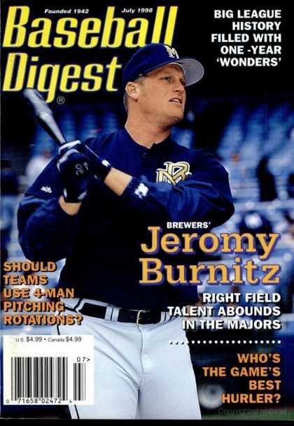 Baseball Digest - July 1998