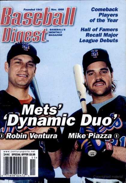 Baseball Digest - November 1999