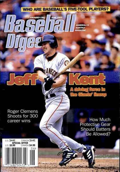 Baseball Digest - June 2001
