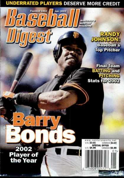 Baseball Digest - January 2003