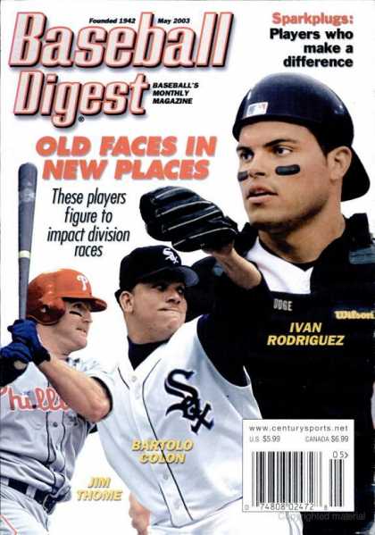 Baseball Digest - May 2003