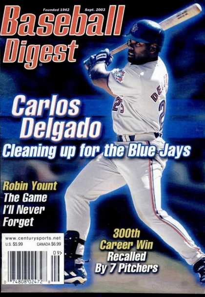 Baseball Digest - September 2003