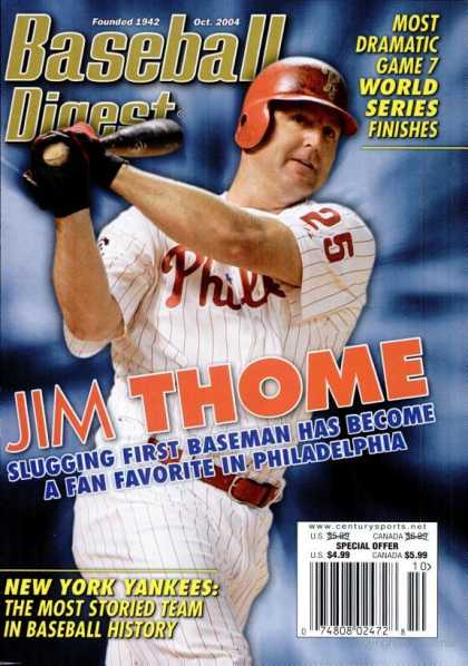 Baseball Digest - October 2004