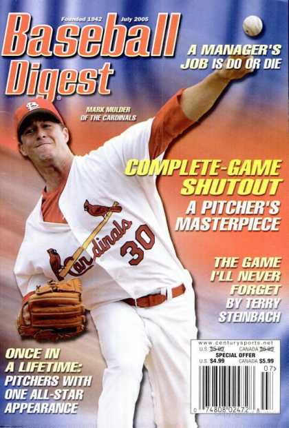 Baseball Digest - July 2005