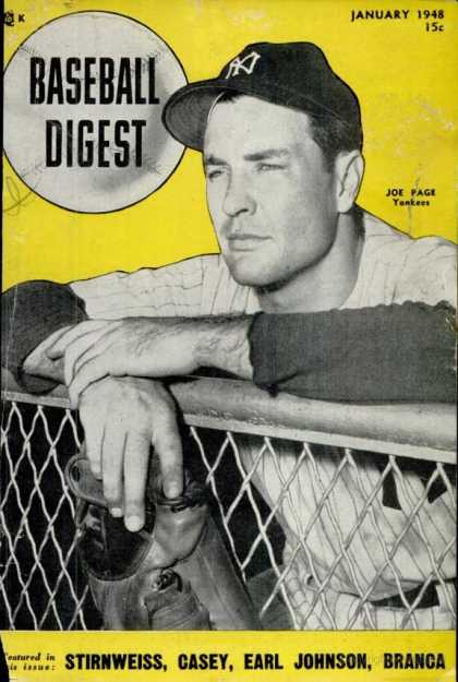 Baseball Digest - January 1948