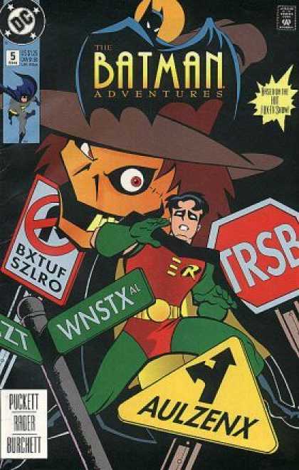 Batman Adventures 5 - Robin - Stop Sign - Big Head - Fear - Teeth