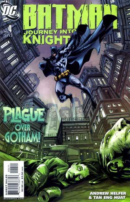 Batman: Journey Into Knight 4 - Plague - Green - Death - Skyline - Alley - Pat Lee