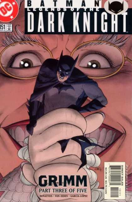 Batman: Legends of the Dark Knight 151 - Dc - Grimm - Eyeglasses - Teeth - Face - John Cassaday