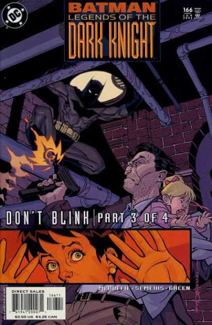 Batman: Legends of the Dark Knight 166 - Manhole Cover - Gun - Child - Dont Blink - Sewer Pipes - Brian Stelfreeze