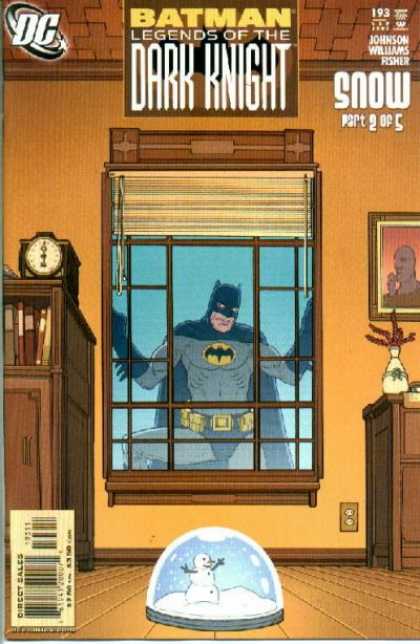Batman: Legends of the Dark Knight 193 - Window - Snowglobe - Clock - Snow Part 2 Of 5 - Blinds - Seth Fisher
