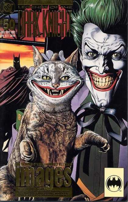 Batman: Legends of the Dark Knight 50 - Cat - Joker - Smile - Fangs - Dc - Brian Bolland