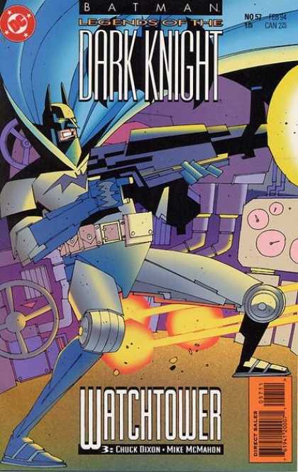 Batman: Legends of the Dark Knight 57 - Superhero - Robot - Gun - Watchtower - Chuck Dixon