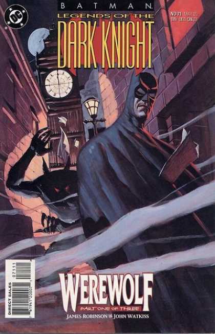 Batman: Legends of the Dark Knight 71 - Dc Comics - Werewolf Part 1 Of 3 - James Robinson - John Watkiss - Clock Tower