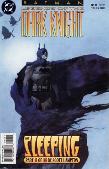 Batman: Legends of the Dark Knight 76 - The Sleeping - Part 1 Od 3 By Scott Hampton - Bats Flying - Black Cape - Haze - Scott Hampton