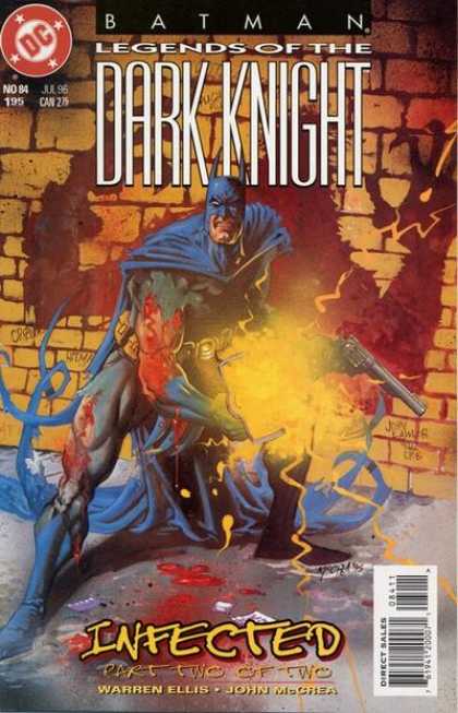 Batman: Legends of the Dark Knight 84 - Monster - Brick - Wall - Cape - Gun - John McCrea