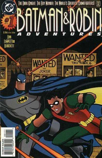 Batman & Robin Adventures 1 - Wanted - Templeton - Joker - Two Face - Harley Quin