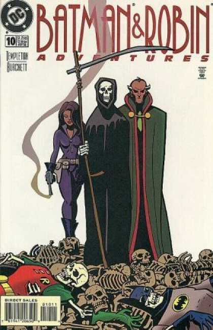 Batman & Robin Adventures 10 - Death - Skeleton - Ras Al Ghul - Violet - Black