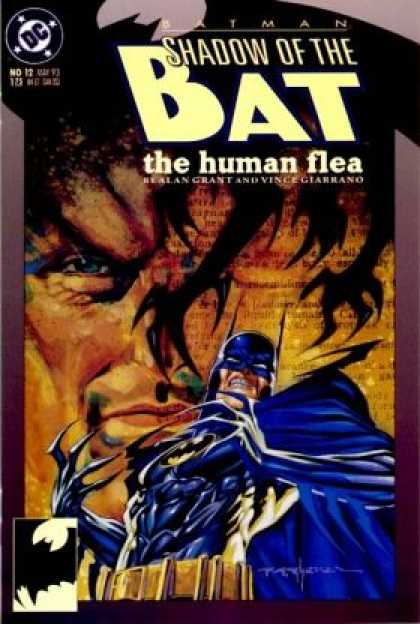 Batman: Shadow of the Bat 12 - Dc - The Human Flea - Superhero - Blue Eyes - Half Face - Brian Stelfreeze