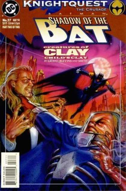 Batman: Shadow of the Bat 27 - Batman - Azrael - Clayface - Knightquest - Clay - Brian Stelfreeze