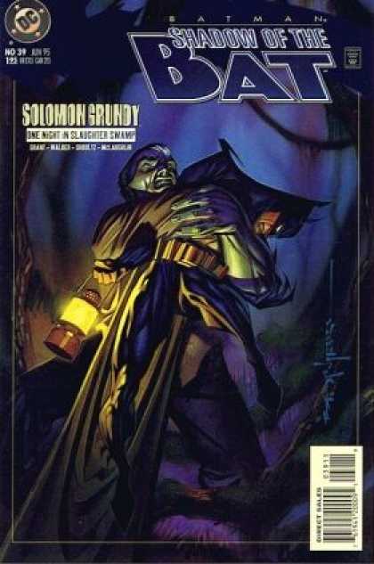 Batman: Shadow of the Bat 39 - Dc Comics - Solomon Grundy - Lantern - Cape - Trees - Brian Stelfreeze