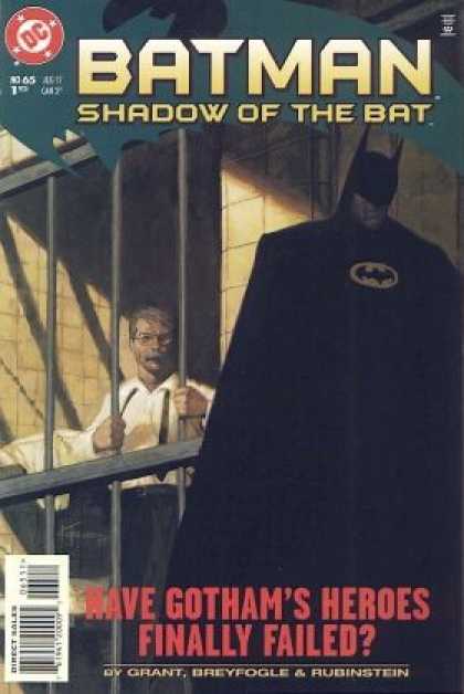 Batman: Shadow of the Bat 65 - Man - Confined - Jail - Shade - Hero