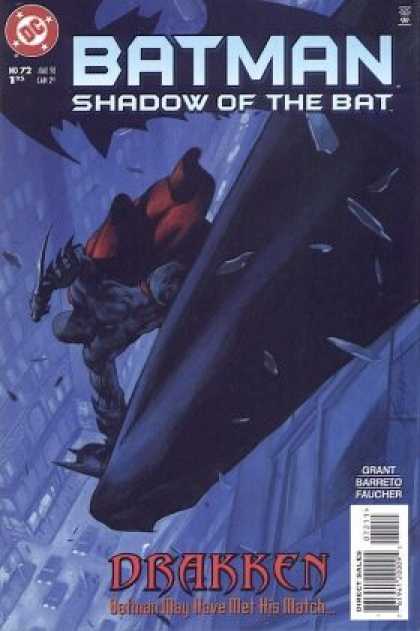 Batman: Shadow of the Bat 72 - Drakken - Broken Glass - Dc - Knife - Red Cape