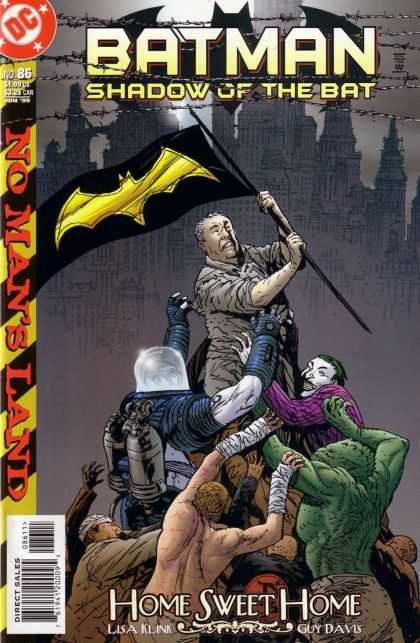 Batman: Shadow of the Bat 86 - No Mans Land - Man - Joker - Flag - Lizard - Guy Davis