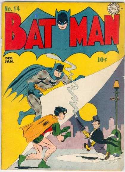 Batman 14 - Batman - Robin - Penguin - Batman Comics - Gotham City - Jerry Robinson