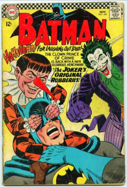 Batman 186 - Joker - Henchman - Criminal - Mischief - Midget - Murphy Anderson