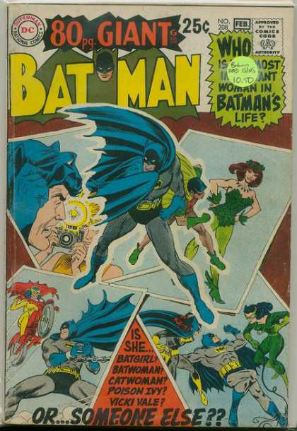 Batman 208 - One Time Chance - Doller Dreamer - Love Vs Money - Its A Short Story - War Of Fame - Nick Cardy