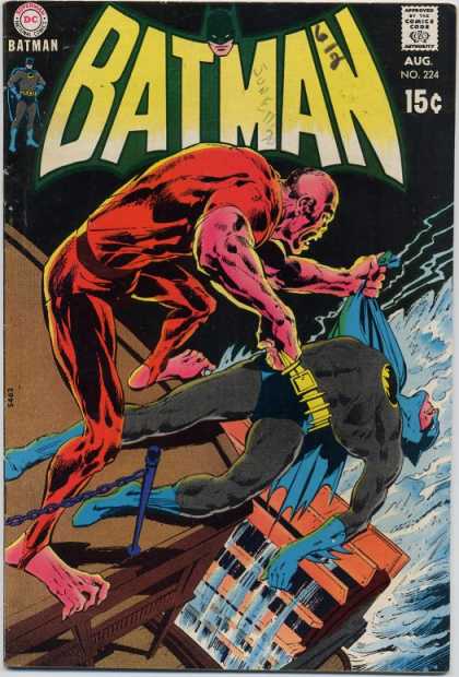 Batman 224 - August - Dc - Superhero - 15 Cents - Water - Neal Adams