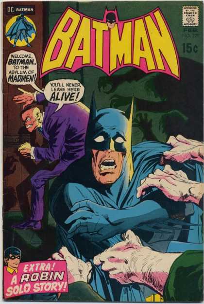 Batman 229 - Dc Comics - Robin Solo Story - Asylum - Sanitarium - Batman Captured - Dick Giordano, Neal Adams