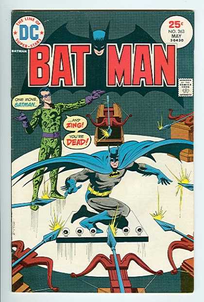 Batman 263 - Riddler - Arrows - Surrounded - Bows - No 263 May - Dick Giordano