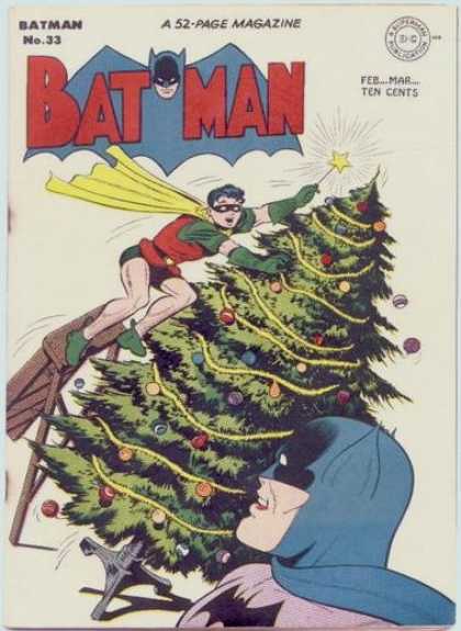 Batman 33 - Magazine - Robin - Christmas Tree - Holiday - Ornaments