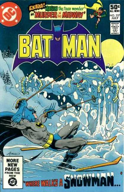 Batman 337 - Batman - Murder In The Midway - Snowman - Robin - Teen Wonder - Jim Aparo