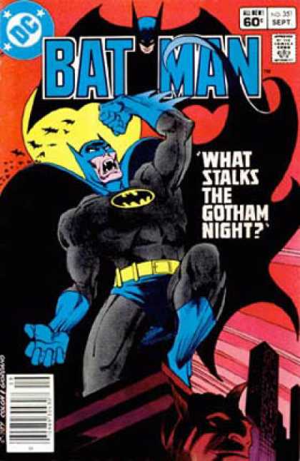 Batman 351 - Dc - Bats - September - What Stalks The Gotham Night - Superhero - Dick Giordano, Gene Colan
