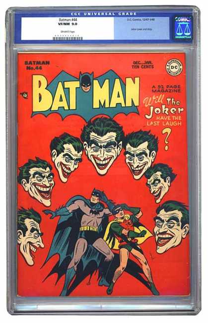 Batman 44 - Batman - The Joker - The Last Laugh - Batman And Robin - Joker Laughing