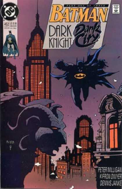 Batman 452 - Dark Knight - Dark City - Dc - Gargoyle - Building - Mike Mignola