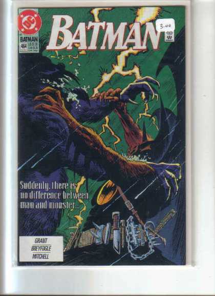 Batman 464 - Approved By The Comics Code Authority - Dc - Fight - Grant - Breyfogle - Norm Breyfogle