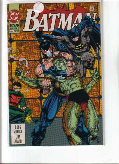 Batman 489 - Robin - Fight - Green Man - Doug Moench - Jim Aparo