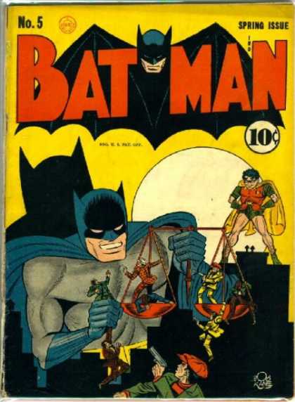 Batman 5 - Dynamic Duo - The Joker - Gotham City - Robin - Crime Fighters - Bob Kane